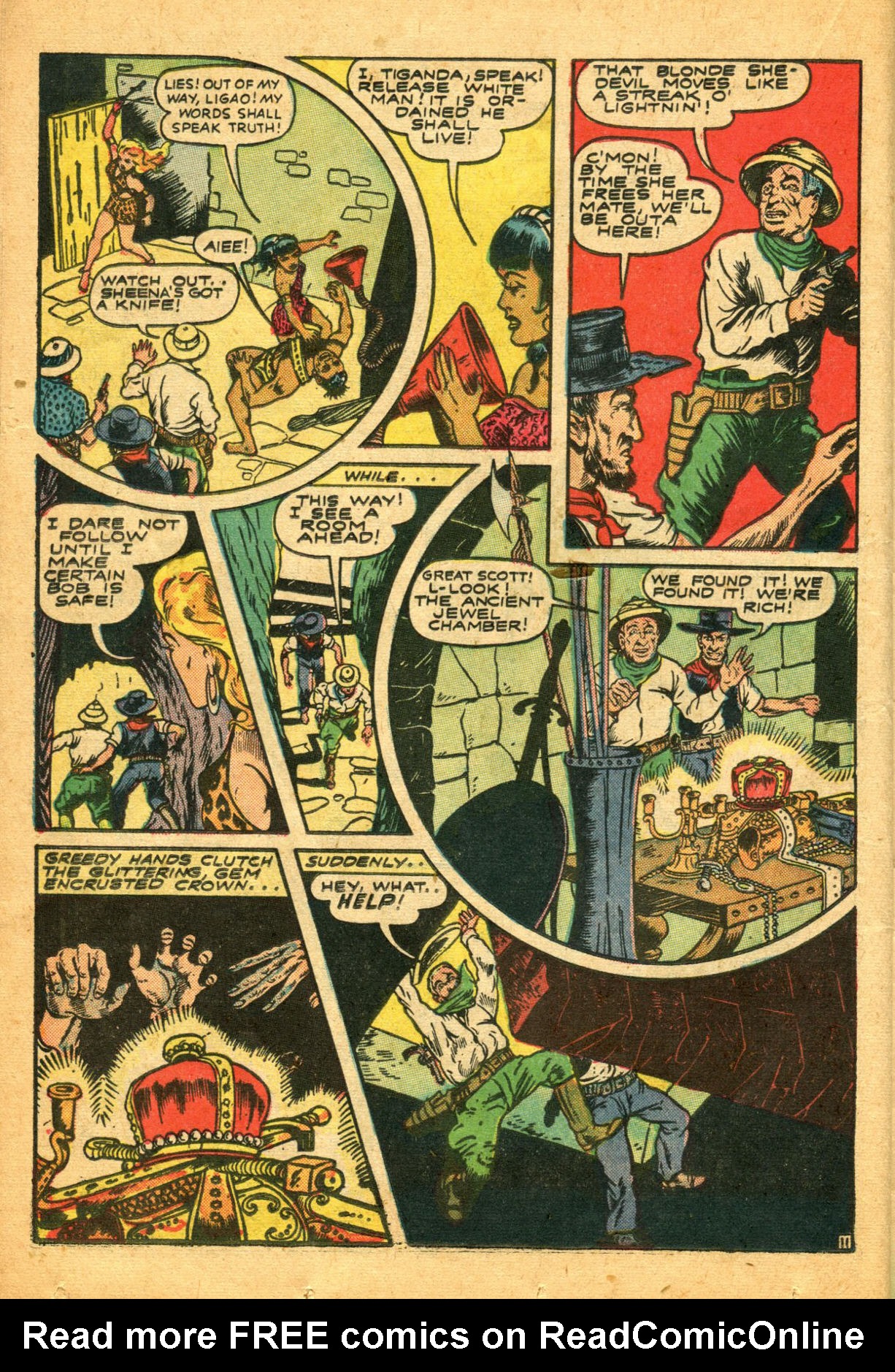 Read online Sheena, Queen of the Jungle (1942) comic -  Issue #5 - 36