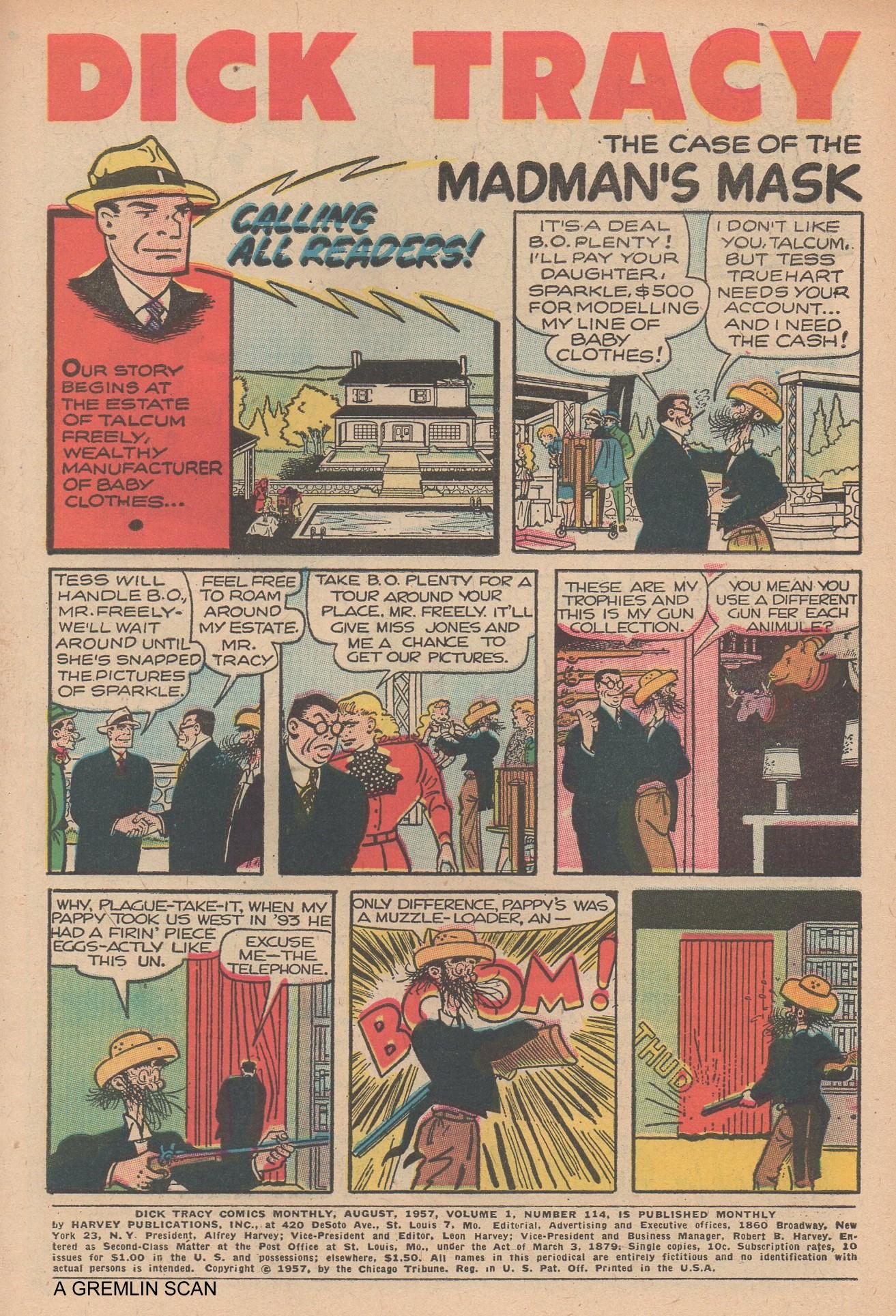 Read online Dick Tracy comic -  Issue #114 - 3