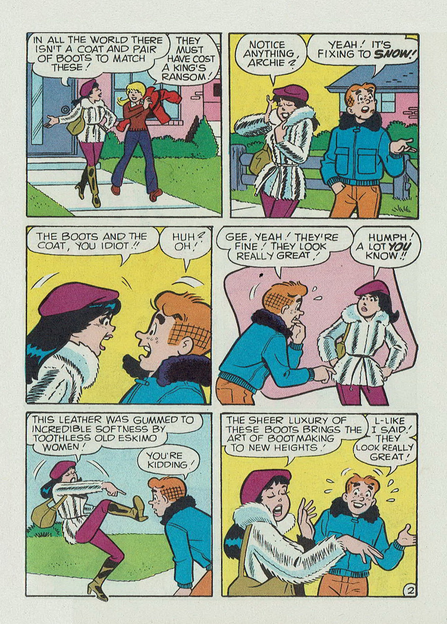 Read online Betty and Veronica Digest Magazine comic -  Issue #59 - 69