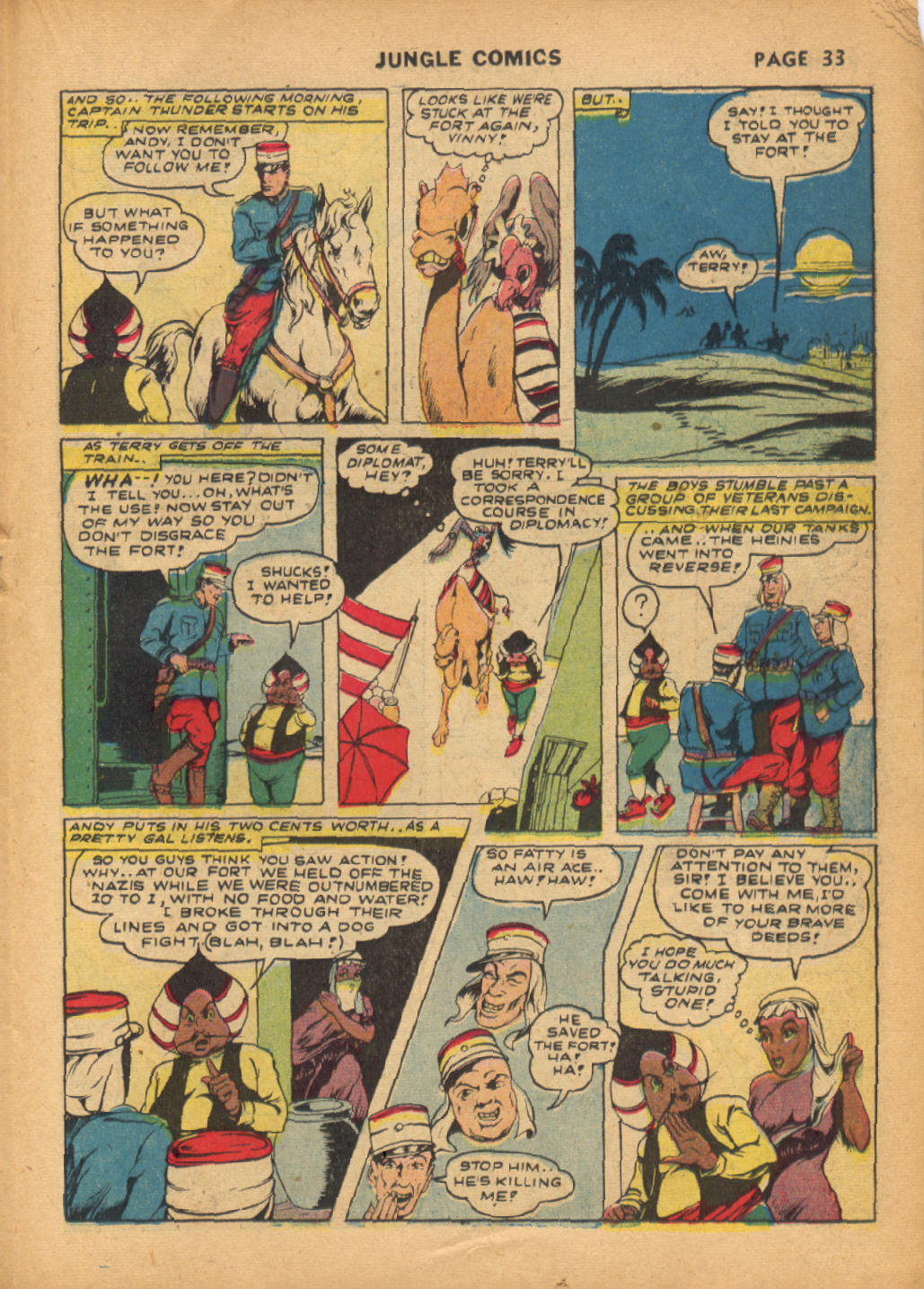 Read online Jungle Comics comic -  Issue #38 - 34