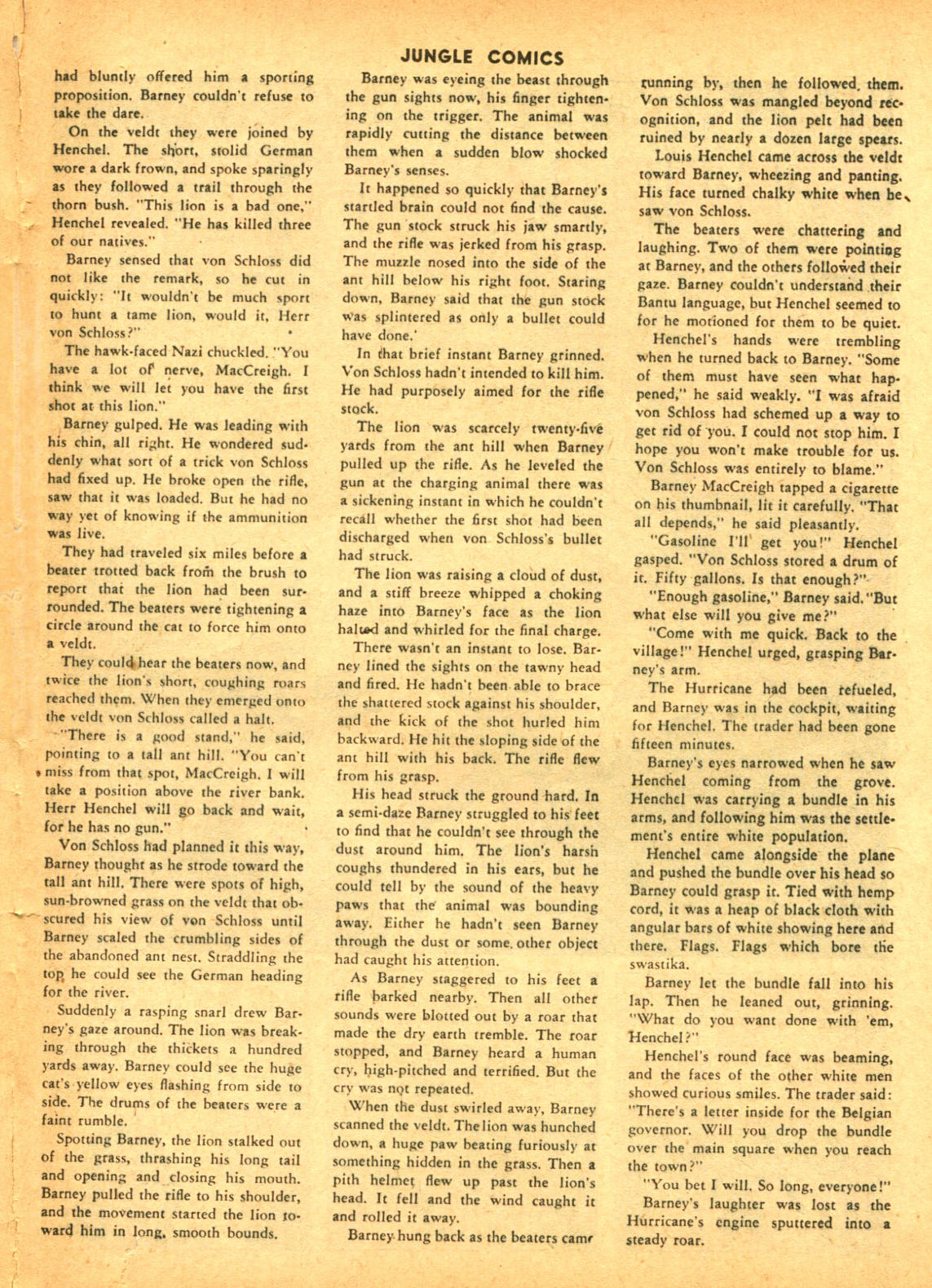 Read online Jungle Comics comic -  Issue #44 - 43