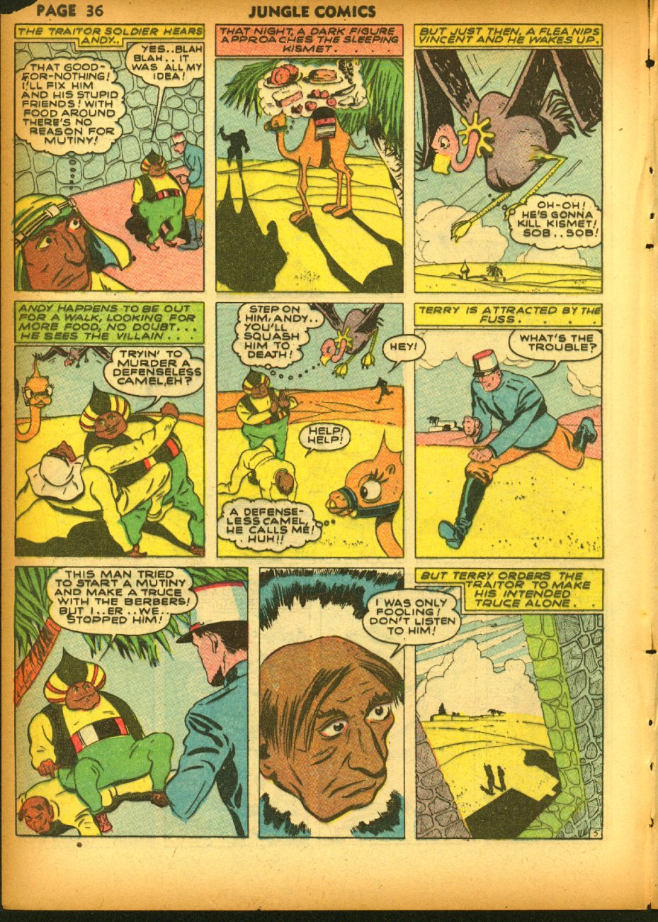 Read online Jungle Comics comic -  Issue #19 - 38