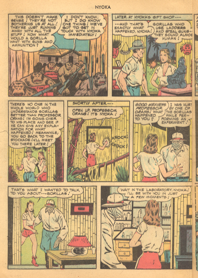 Read online Nyoka the Jungle Girl (1945) comic -  Issue #30 - 8