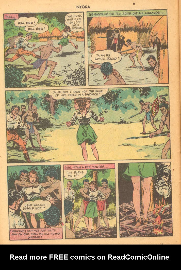 Read online Nyoka the Jungle Girl (1945) comic -  Issue #5 - 10