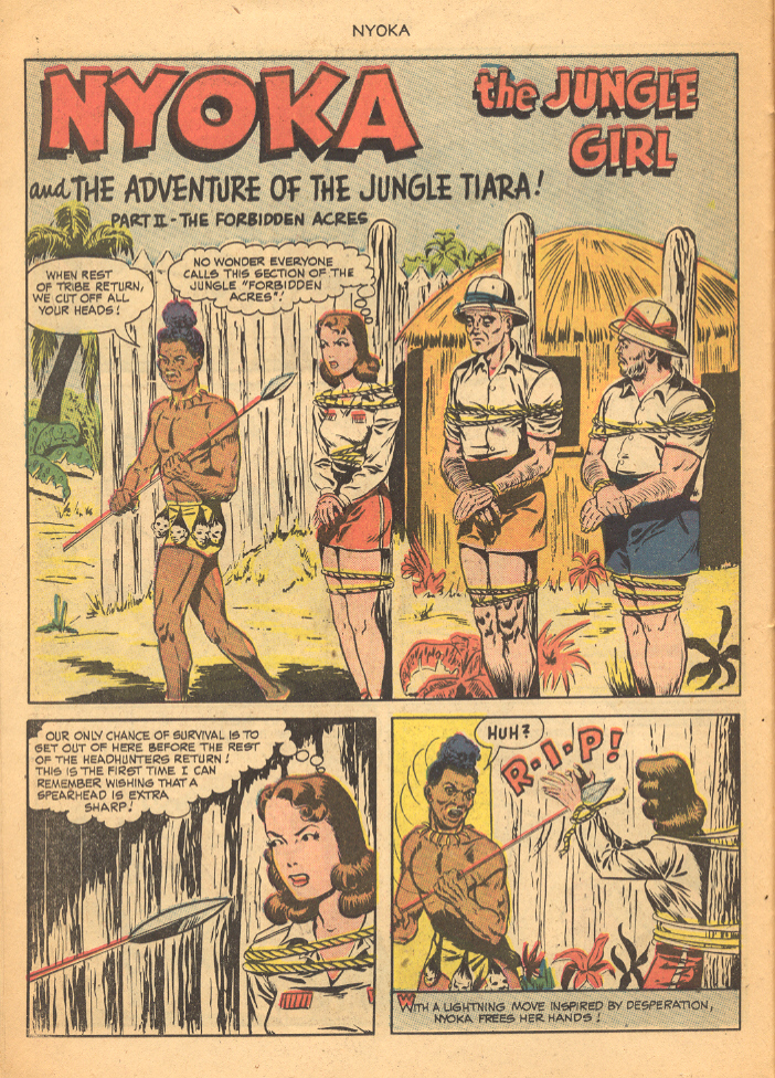 Read online Nyoka the Jungle Girl (1945) comic -  Issue #40 - 14