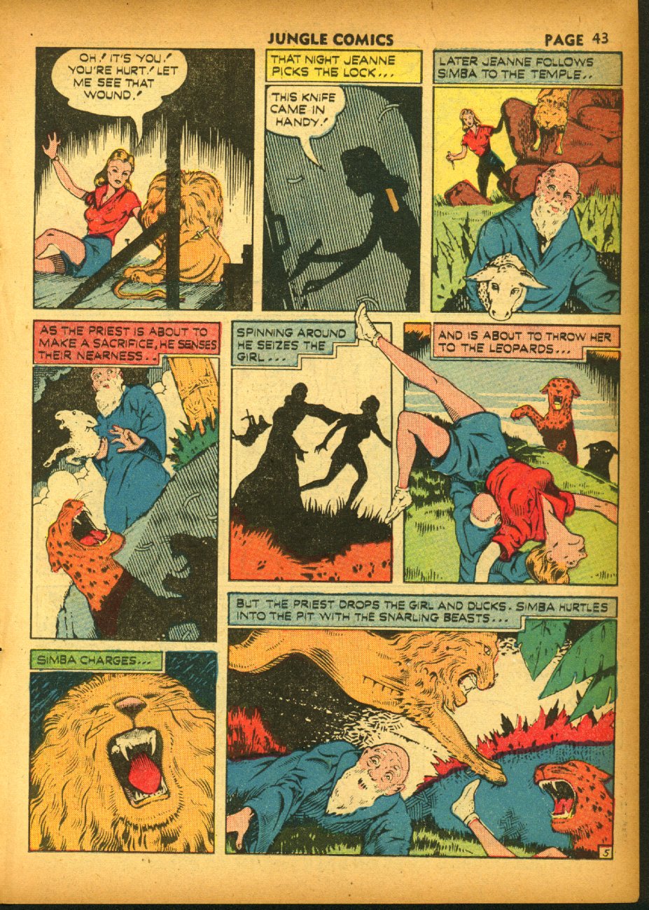 Read online Jungle Comics comic -  Issue #20 - 45
