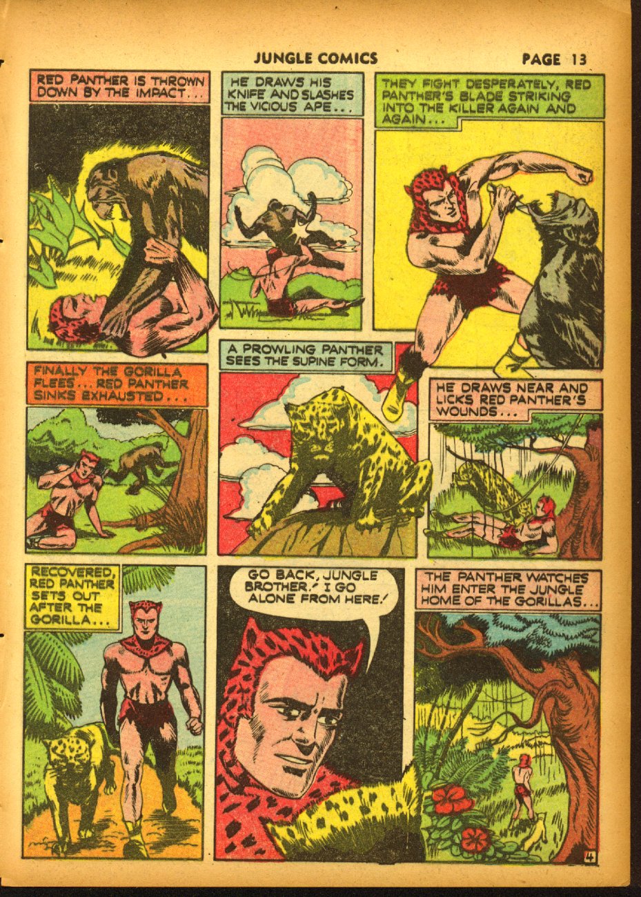 Read online Jungle Comics comic -  Issue #19 - 15