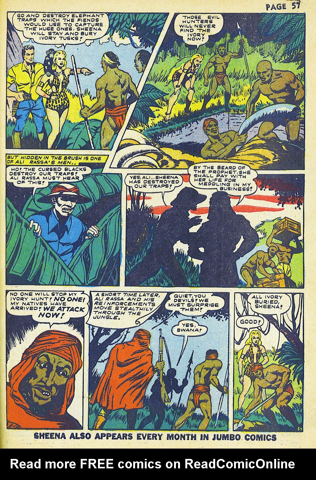 Read online Sheena, Queen of the Jungle (1942) comic -  Issue #2 - 59