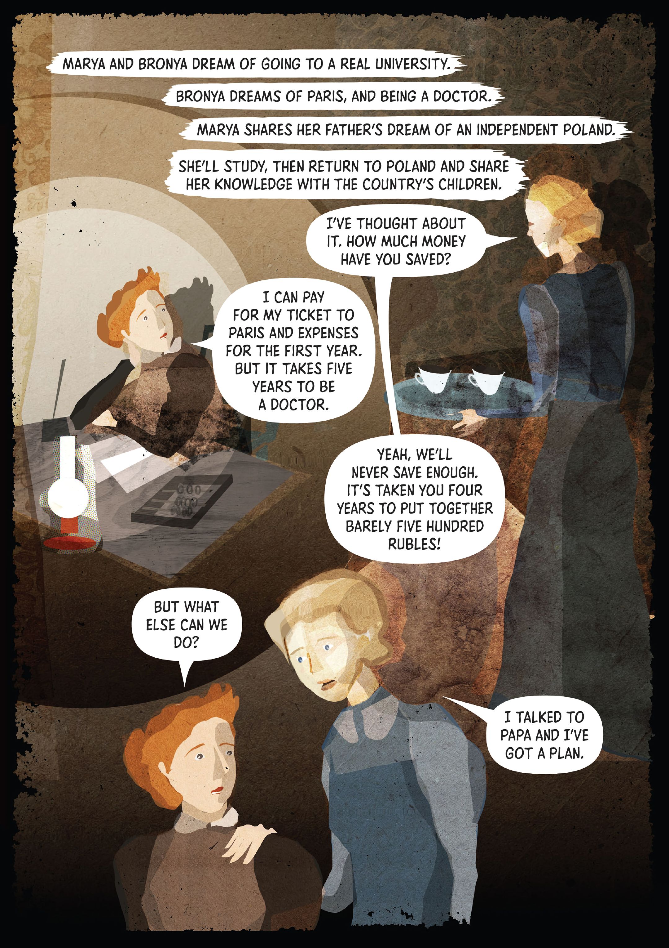 Read online Marie Curie: A Quest For Light comic -  Issue # TPB - 32