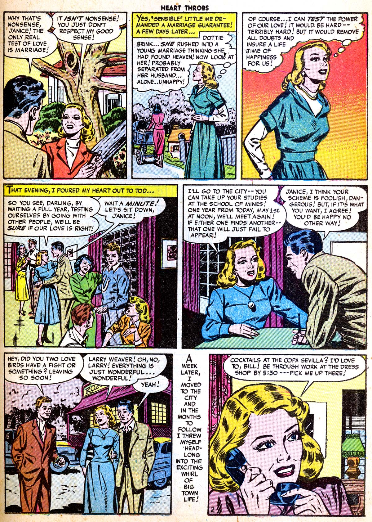 Read online Heart Throbs comic -  Issue #23 - 19