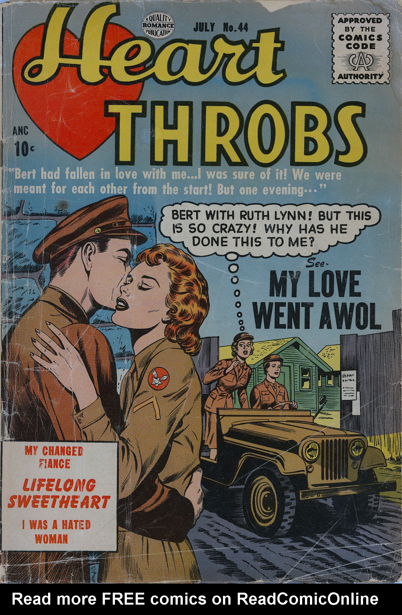 Read online Heart Throbs comic -  Issue #44 - 1