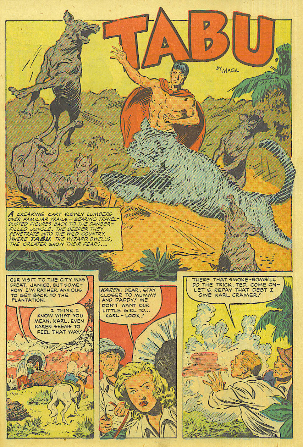 Read online Jungle Comics comic -  Issue #134 - 35