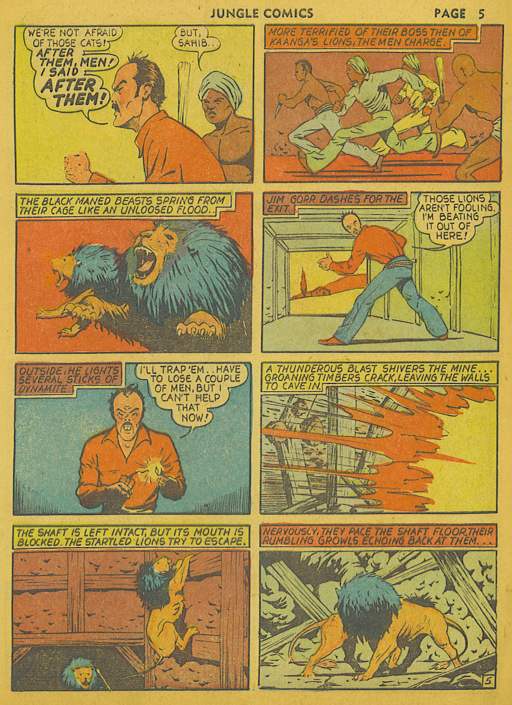 Read online Jungle Comics comic -  Issue #8 - 7