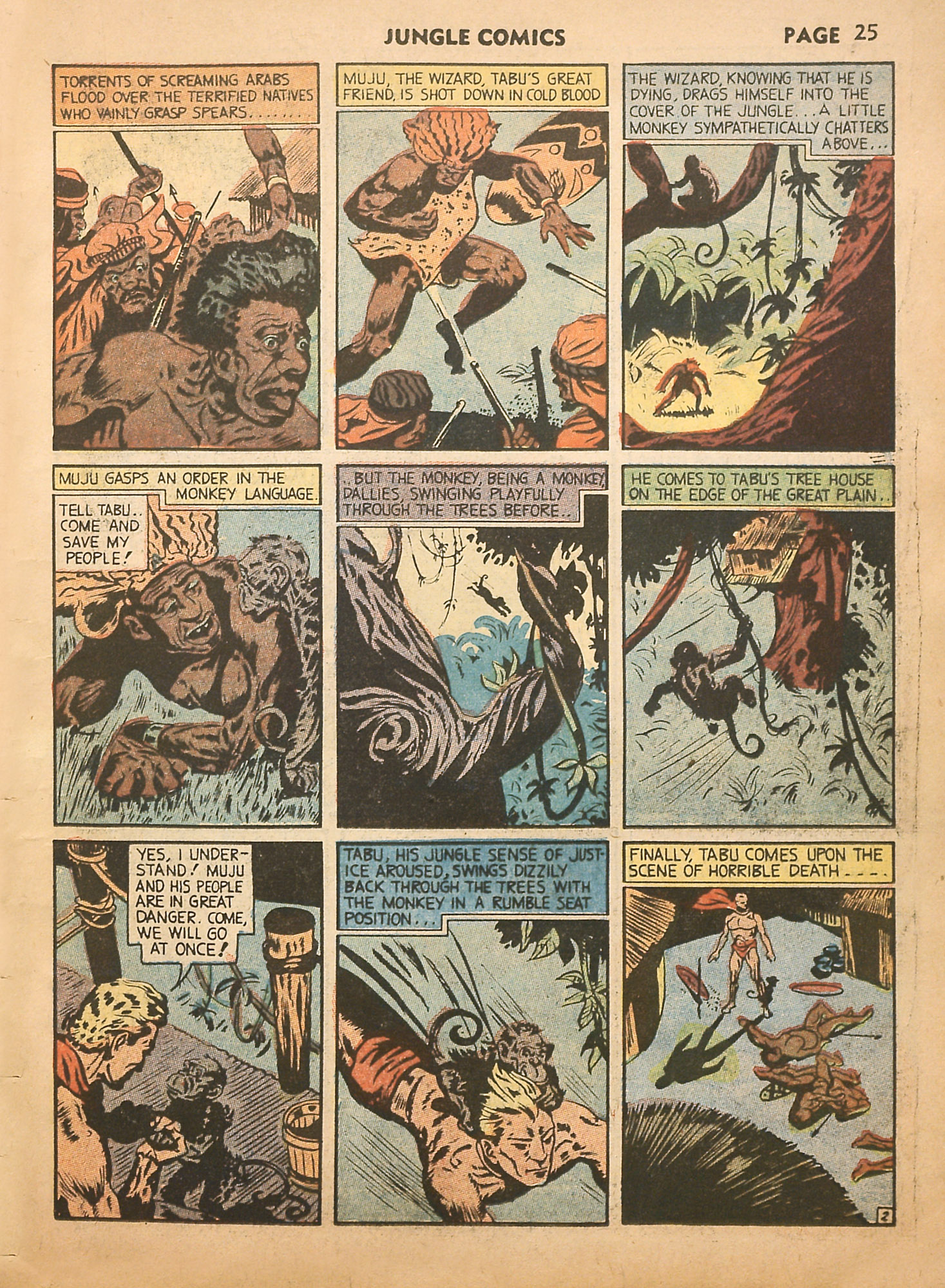 Read online Jungle Comics comic -  Issue #16 - 27