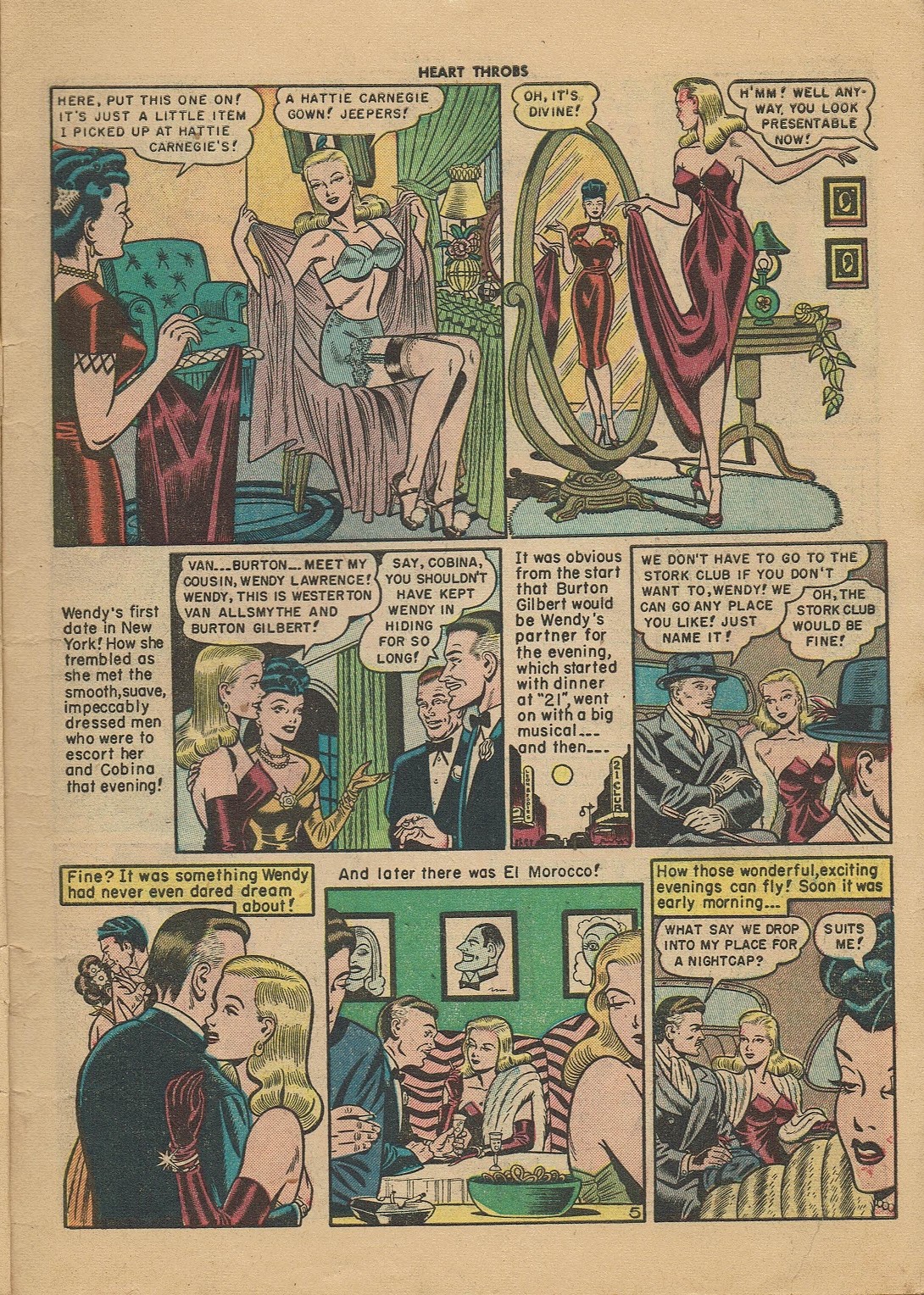 Read online Heart Throbs comic -  Issue #6 - 7