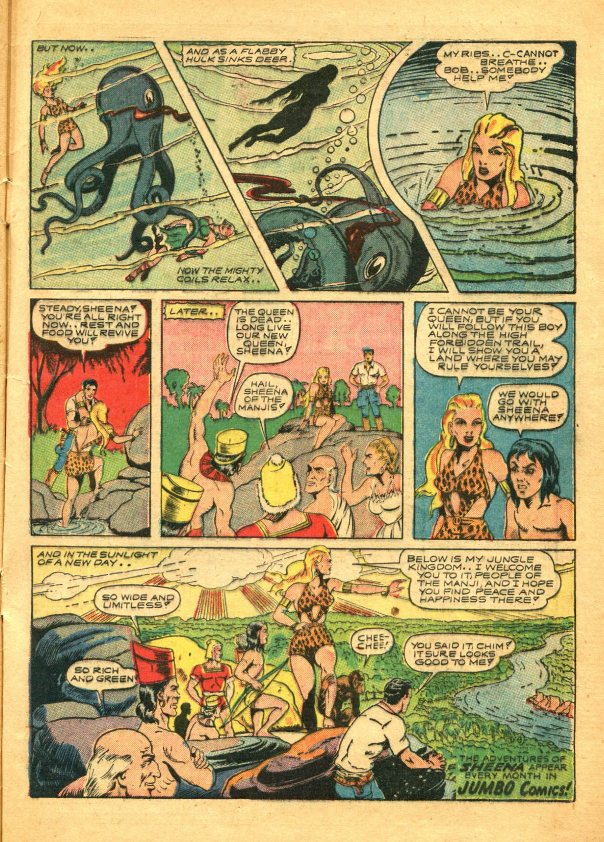 Read online Sheena, Queen of the Jungle (1942) comic -  Issue #5 - 49
