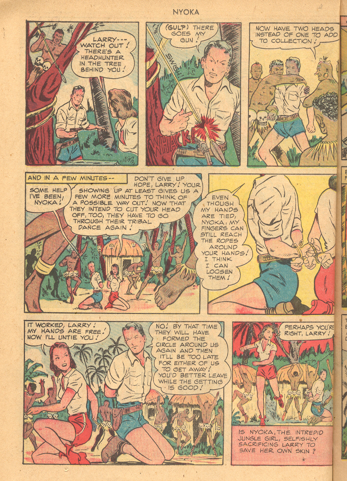 Read online Nyoka the Jungle Girl (1945) comic -  Issue #25 - 22