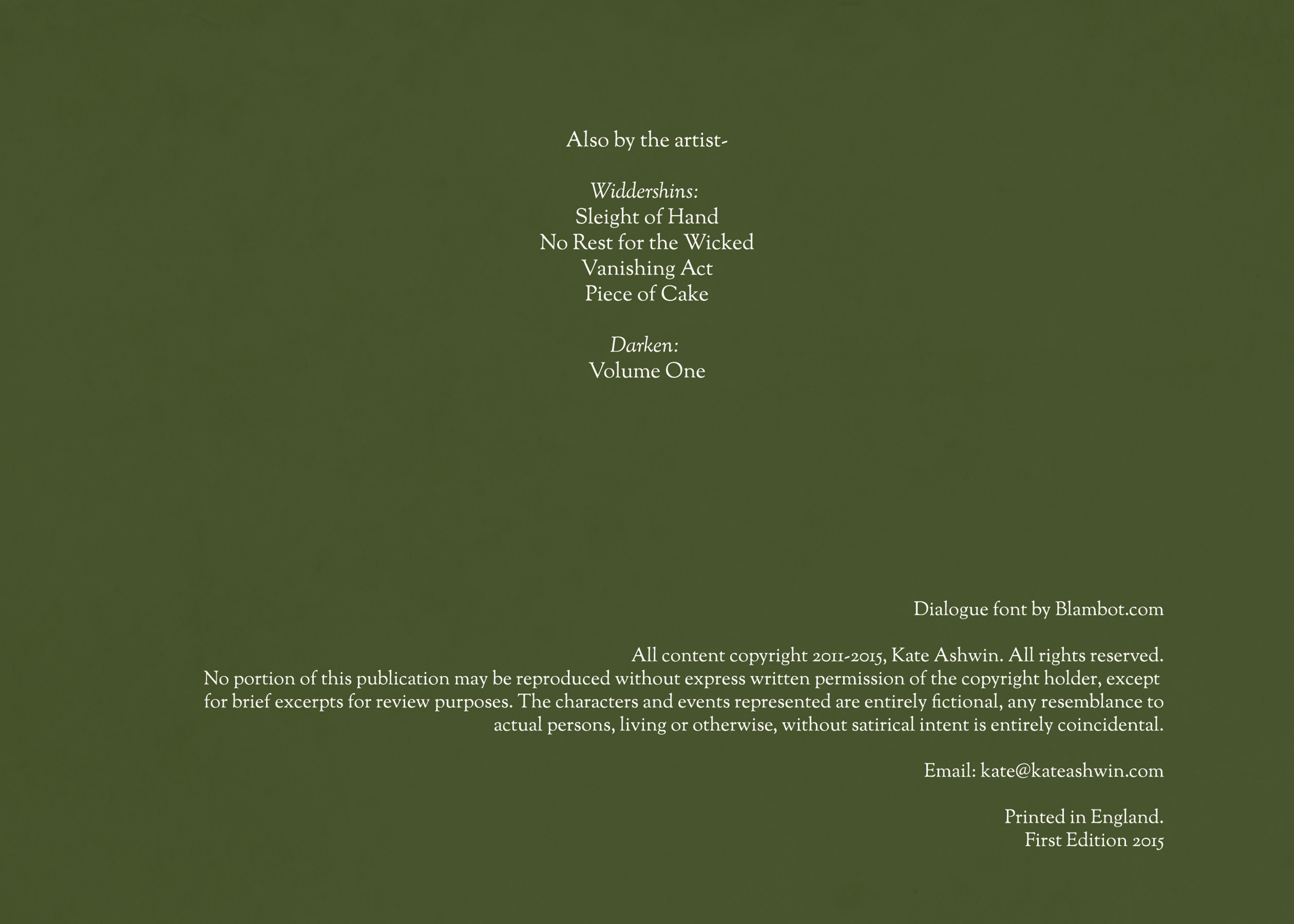 Read online Widdershins comic -  Issue #5 - 4