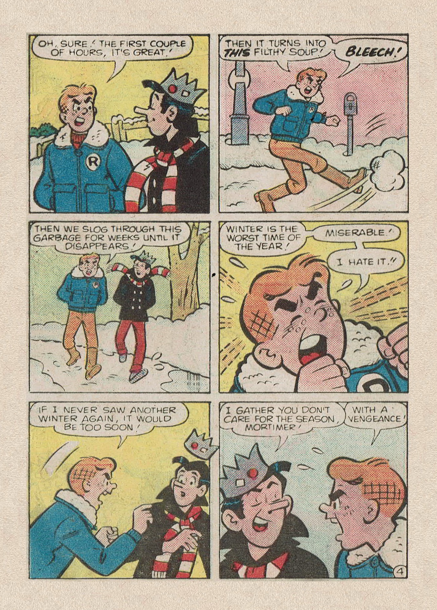 Read online Jughead Jones Comics Digest comic -  Issue #49 - 113