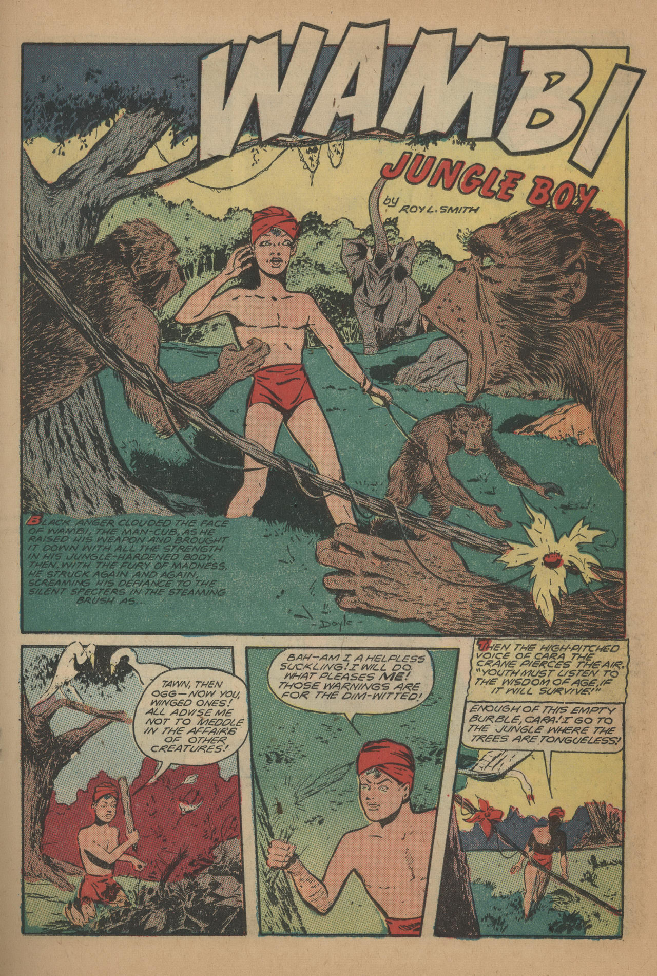 Read online Jungle Comics comic -  Issue #107 - 27