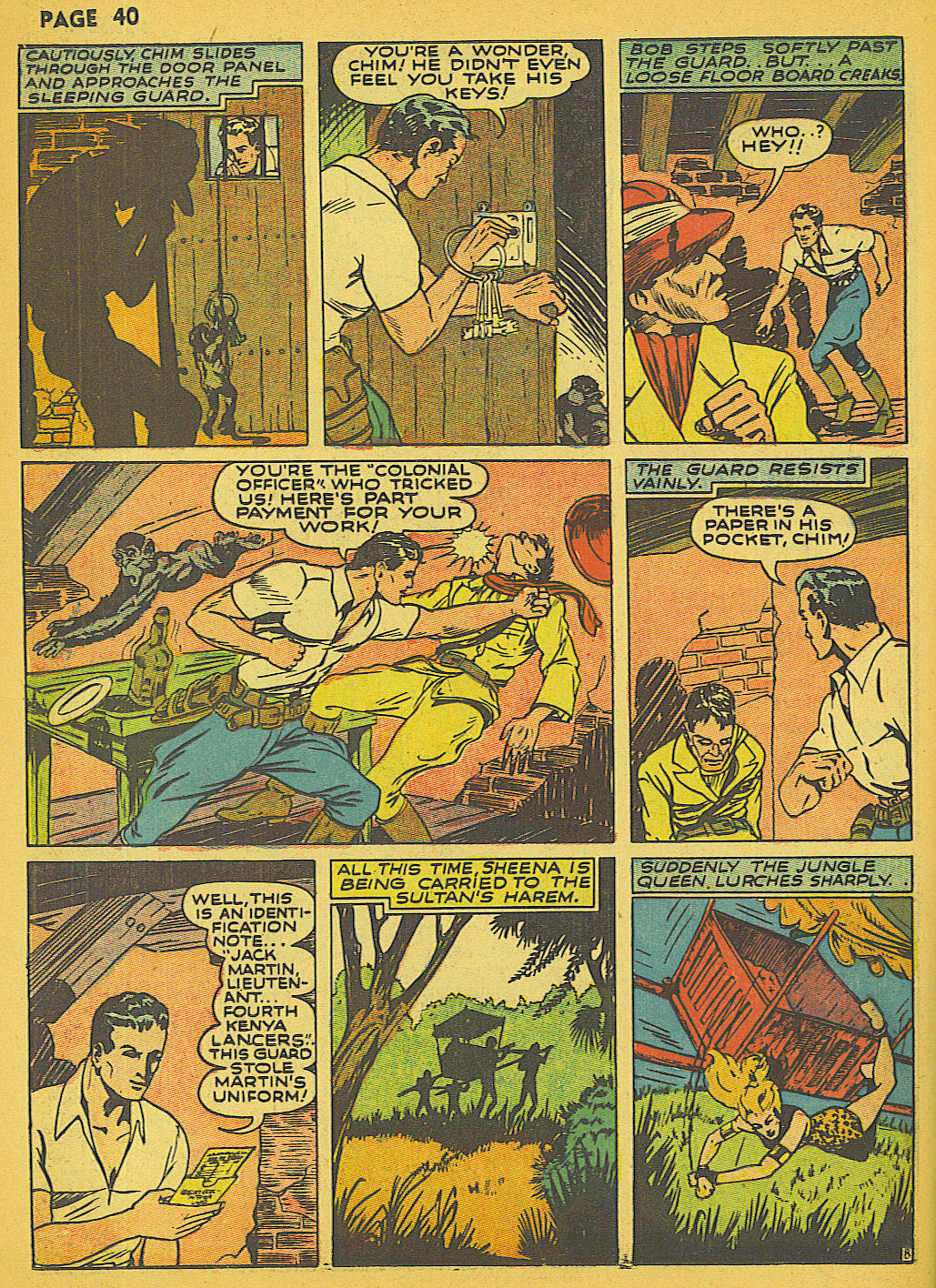 Read online Sheena, Queen of the Jungle (1942) comic -  Issue #1 - 40