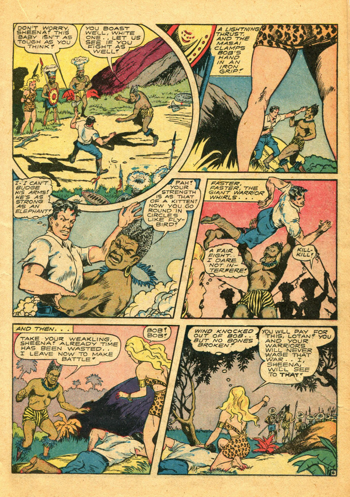 Read online Sheena, Queen of the Jungle (1942) comic -  Issue #5 - 19