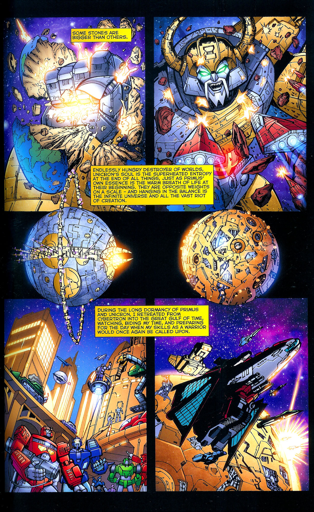 Read online Transformers: Cybertron: Balancing Act comic -  Issue # TPB - 6