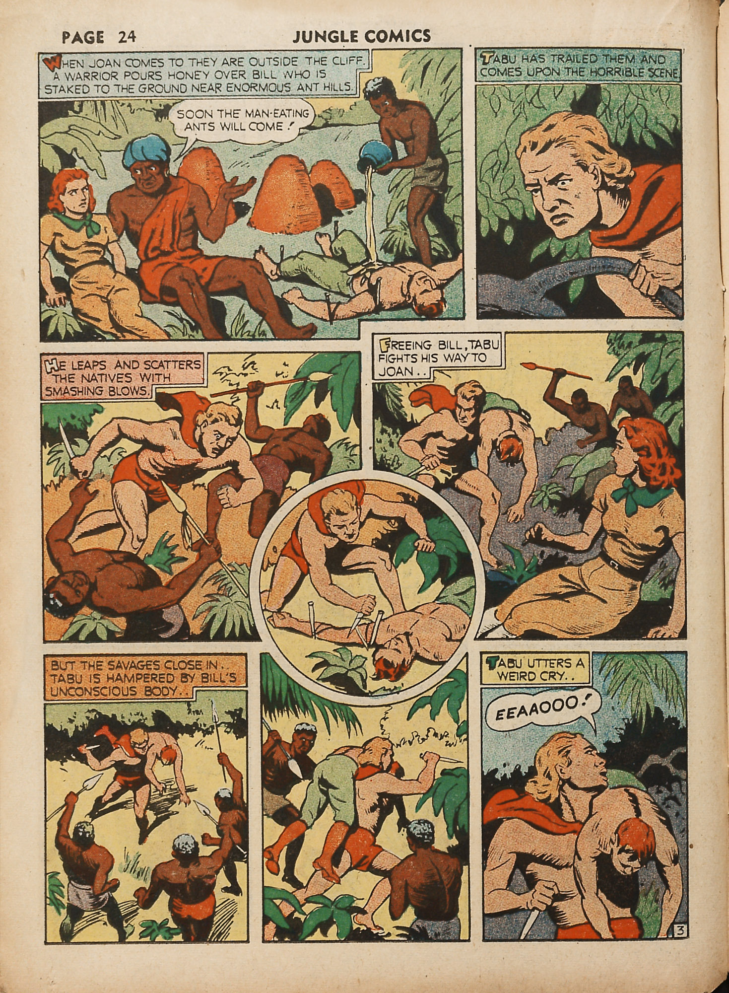 Read online Jungle Comics comic -  Issue #18 - 26