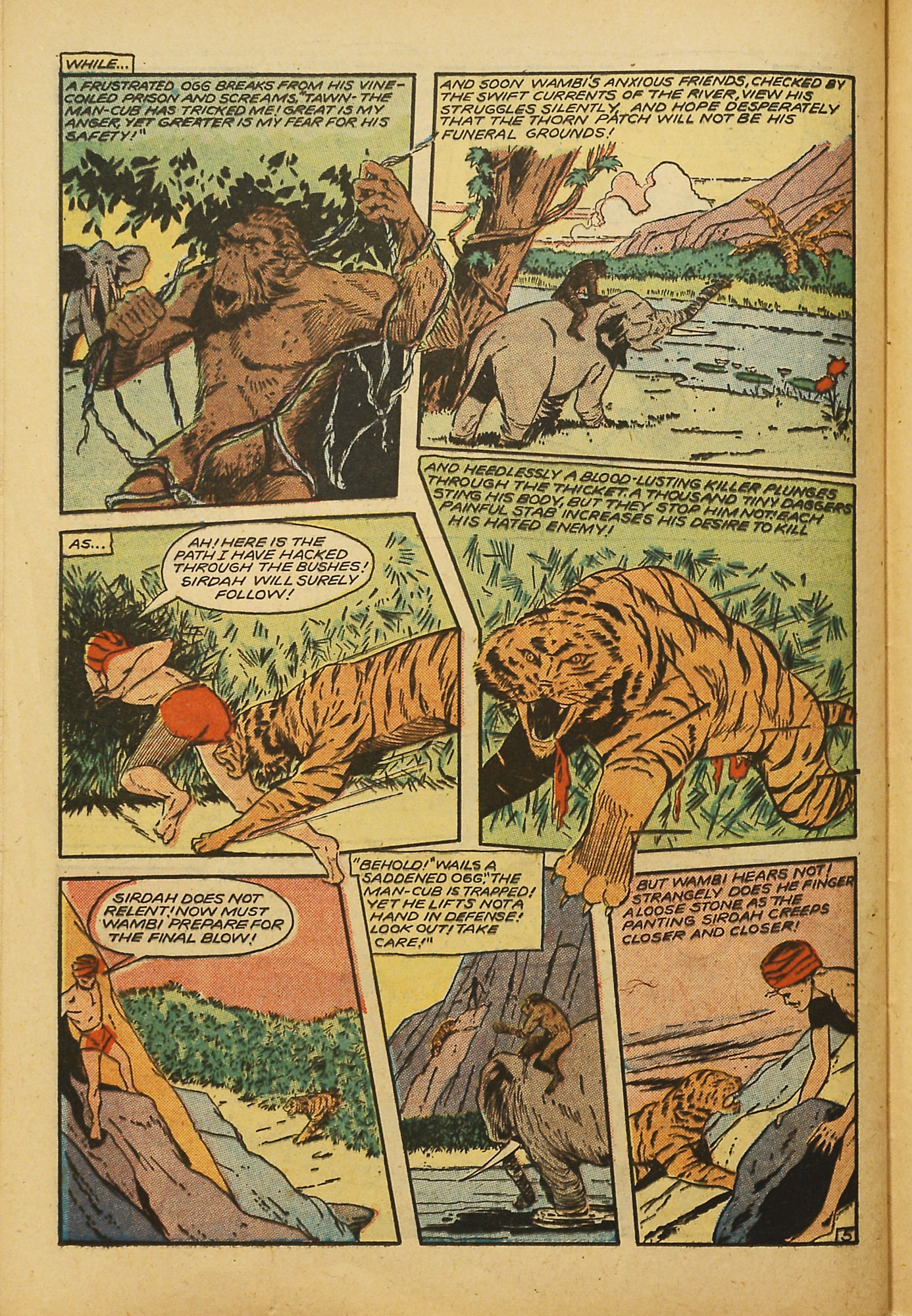 Read online Jungle Comics comic -  Issue #101 - 34