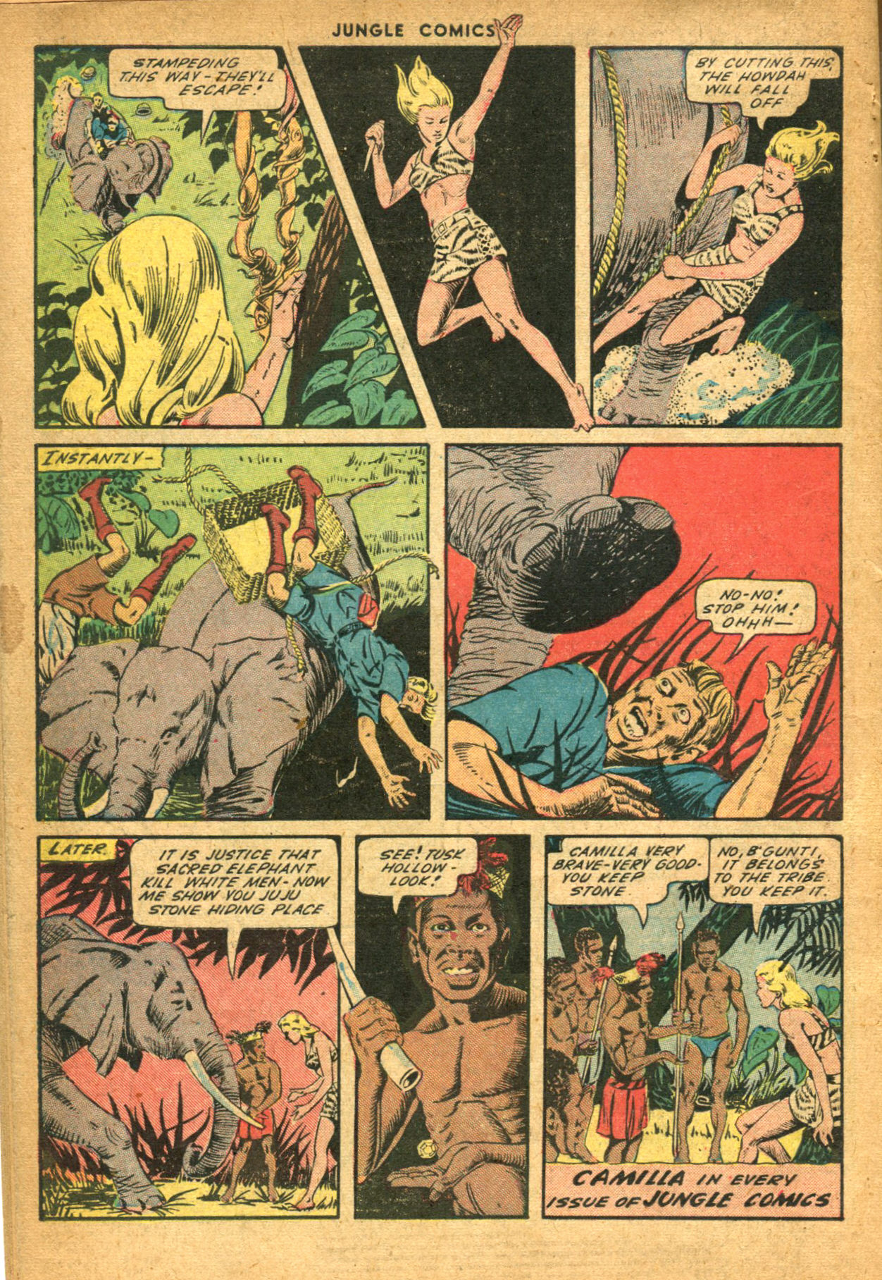 Read online Jungle Comics comic -  Issue #61 - 50