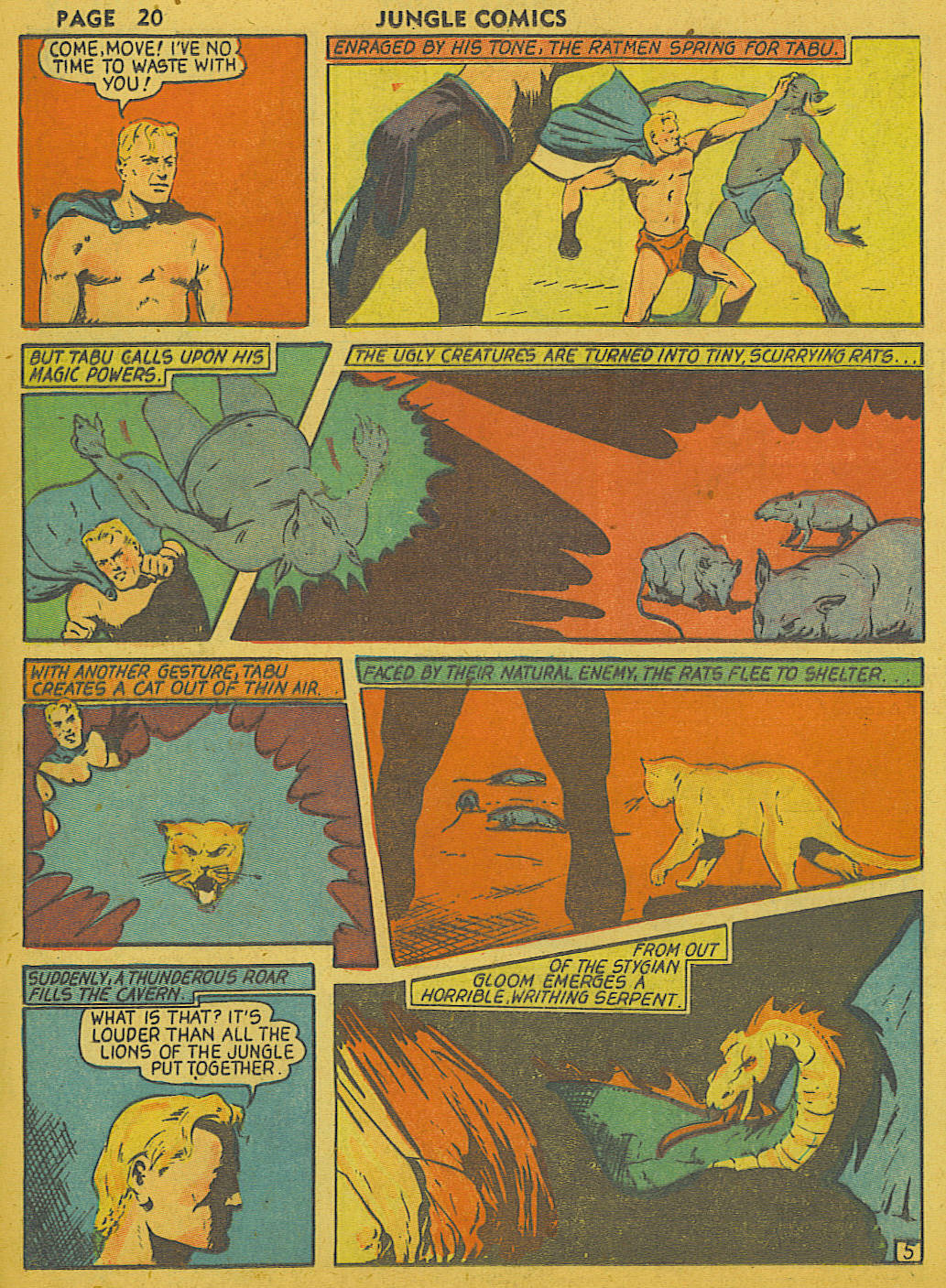 Read online Jungle Comics comic -  Issue #8 - 22
