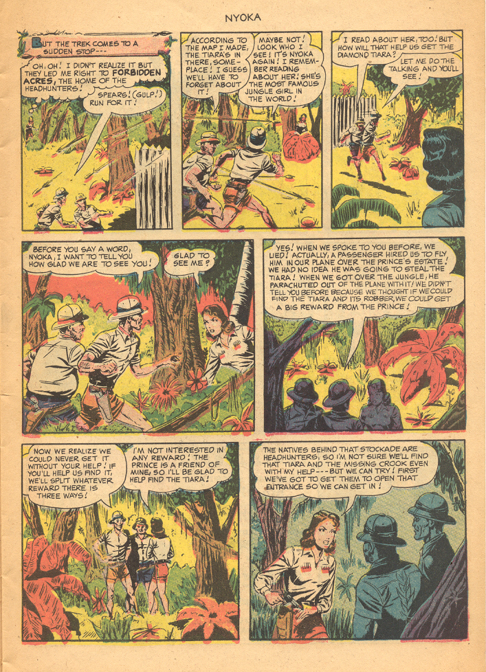 Read online Nyoka the Jungle Girl (1945) comic -  Issue #40 - 7