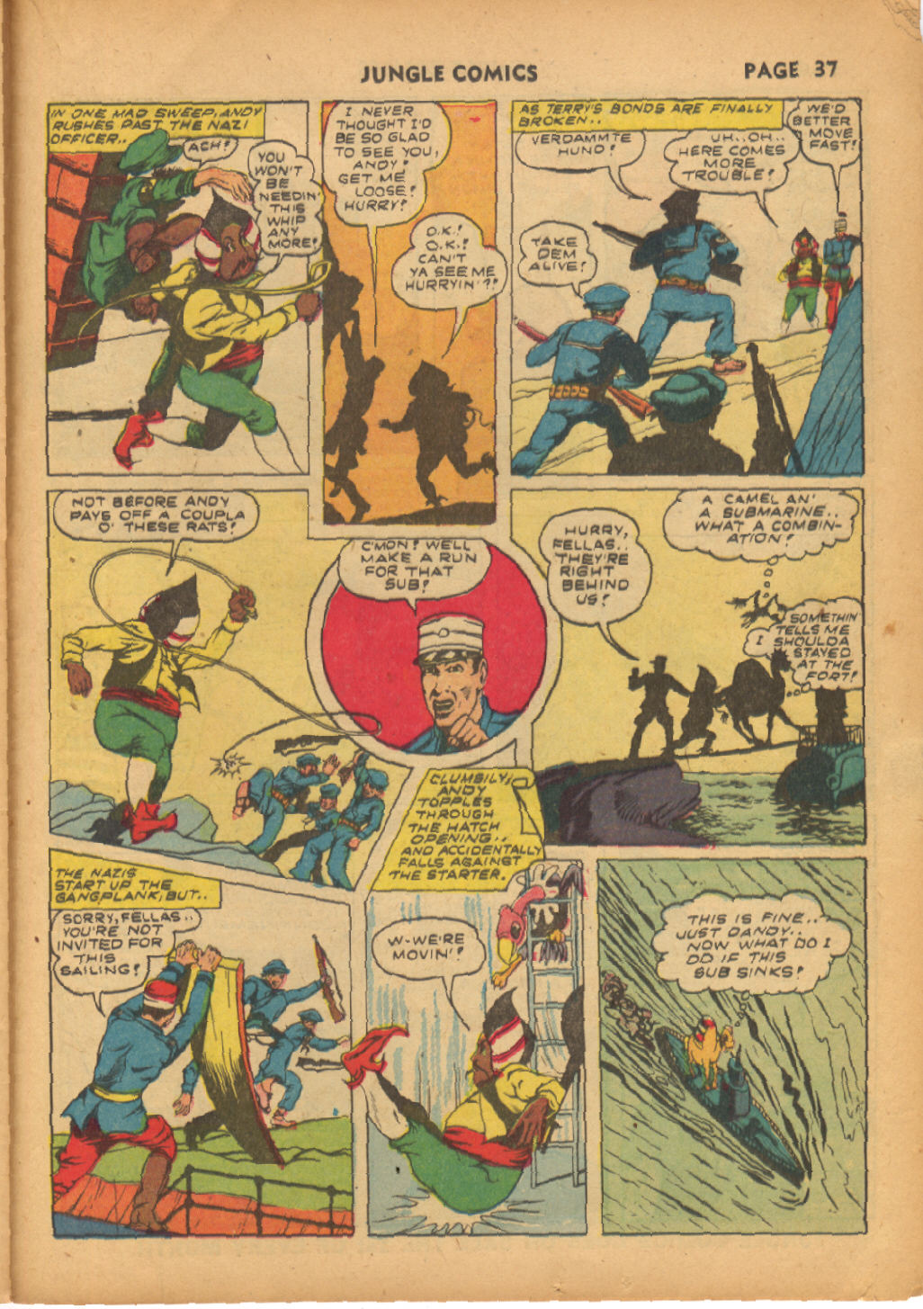 Read online Jungle Comics comic -  Issue #38 - 38