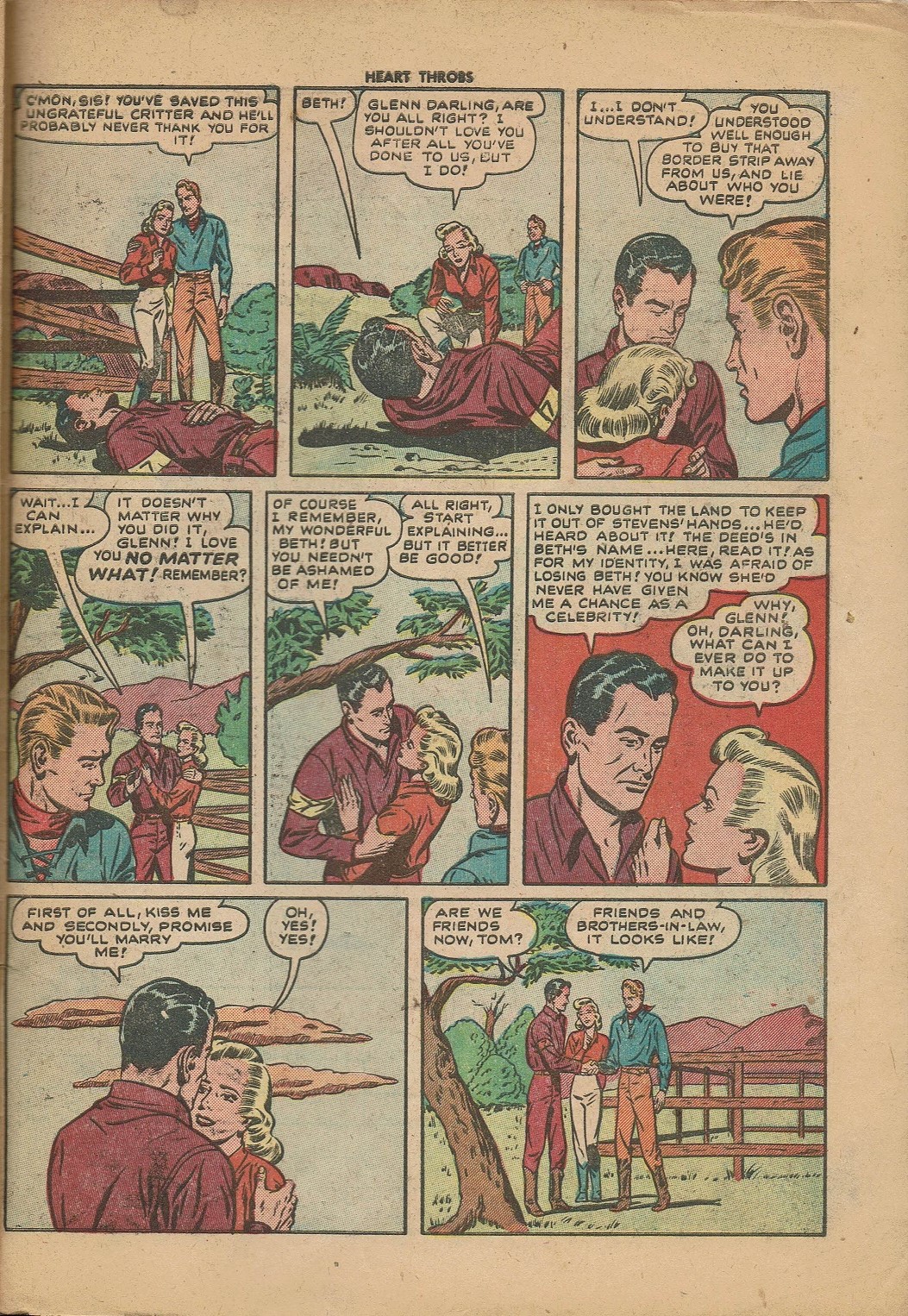 Read online Heart Throbs comic -  Issue #4 - 33