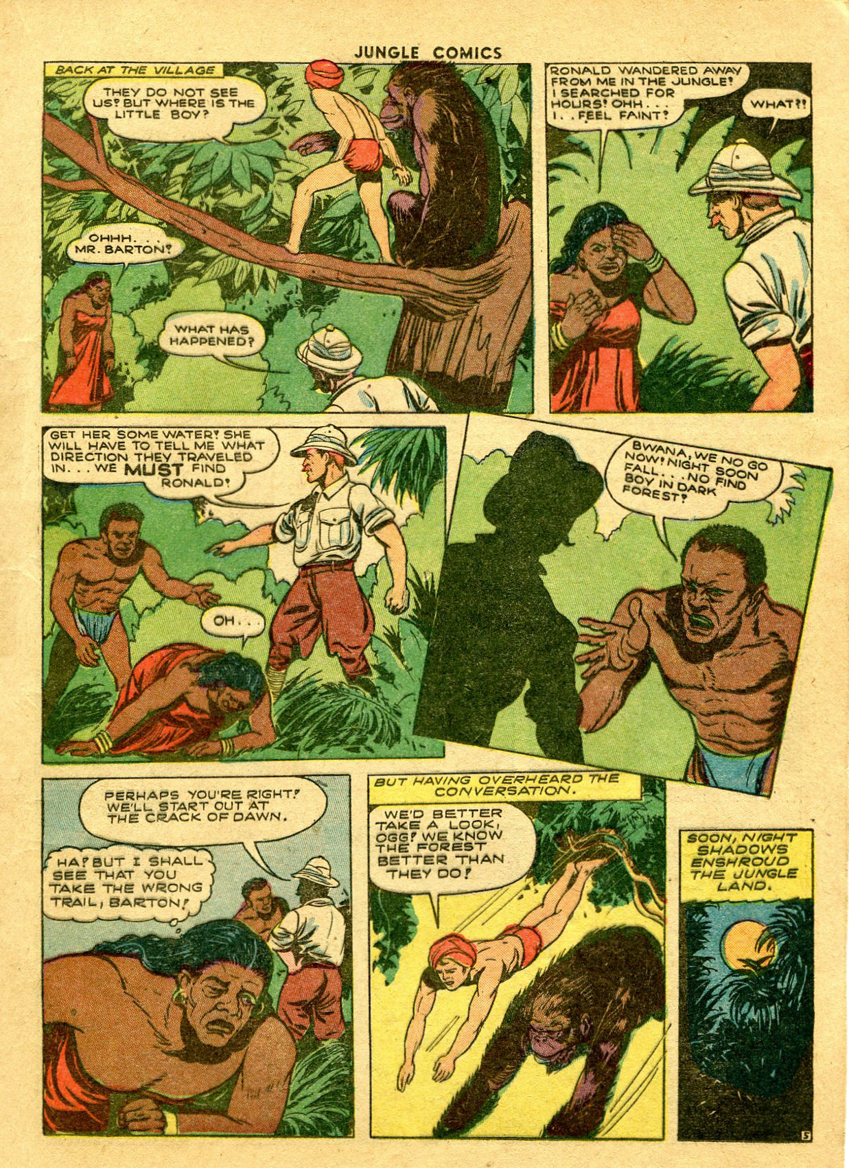 Read online Jungle Comics comic -  Issue #46 - 31