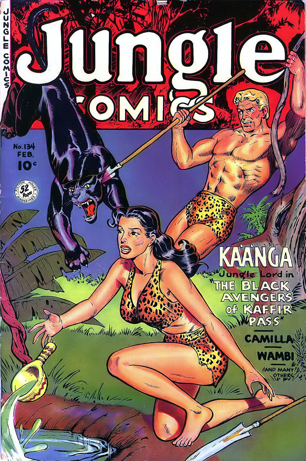 Read online Jungle Comics comic -  Issue #134 - 1