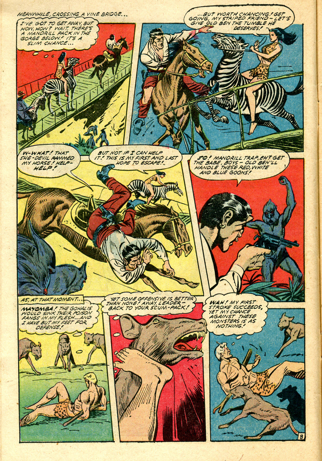 Read online Jungle Comics comic -  Issue #111 - 10