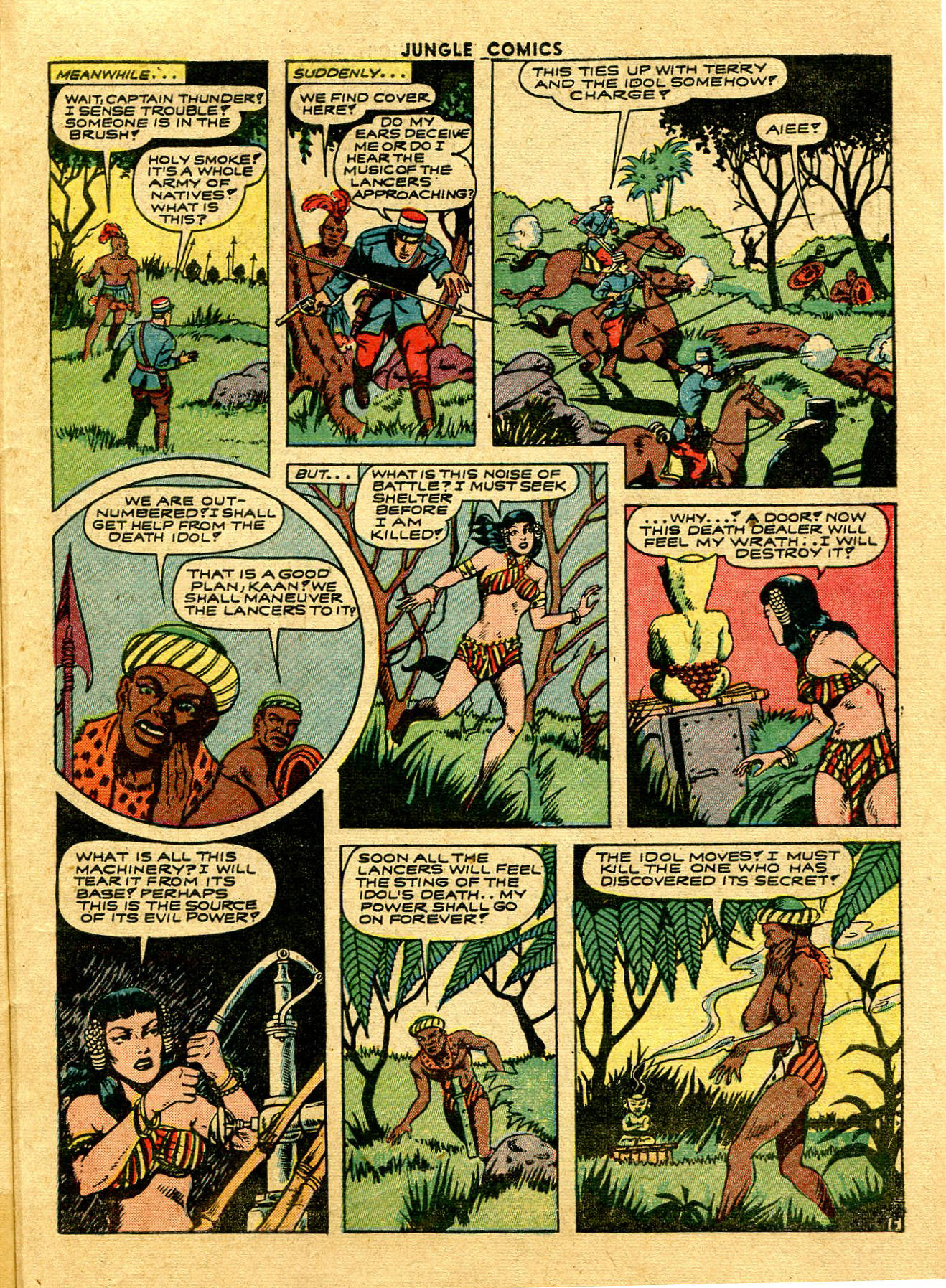 Read online Jungle Comics comic -  Issue #46 - 47