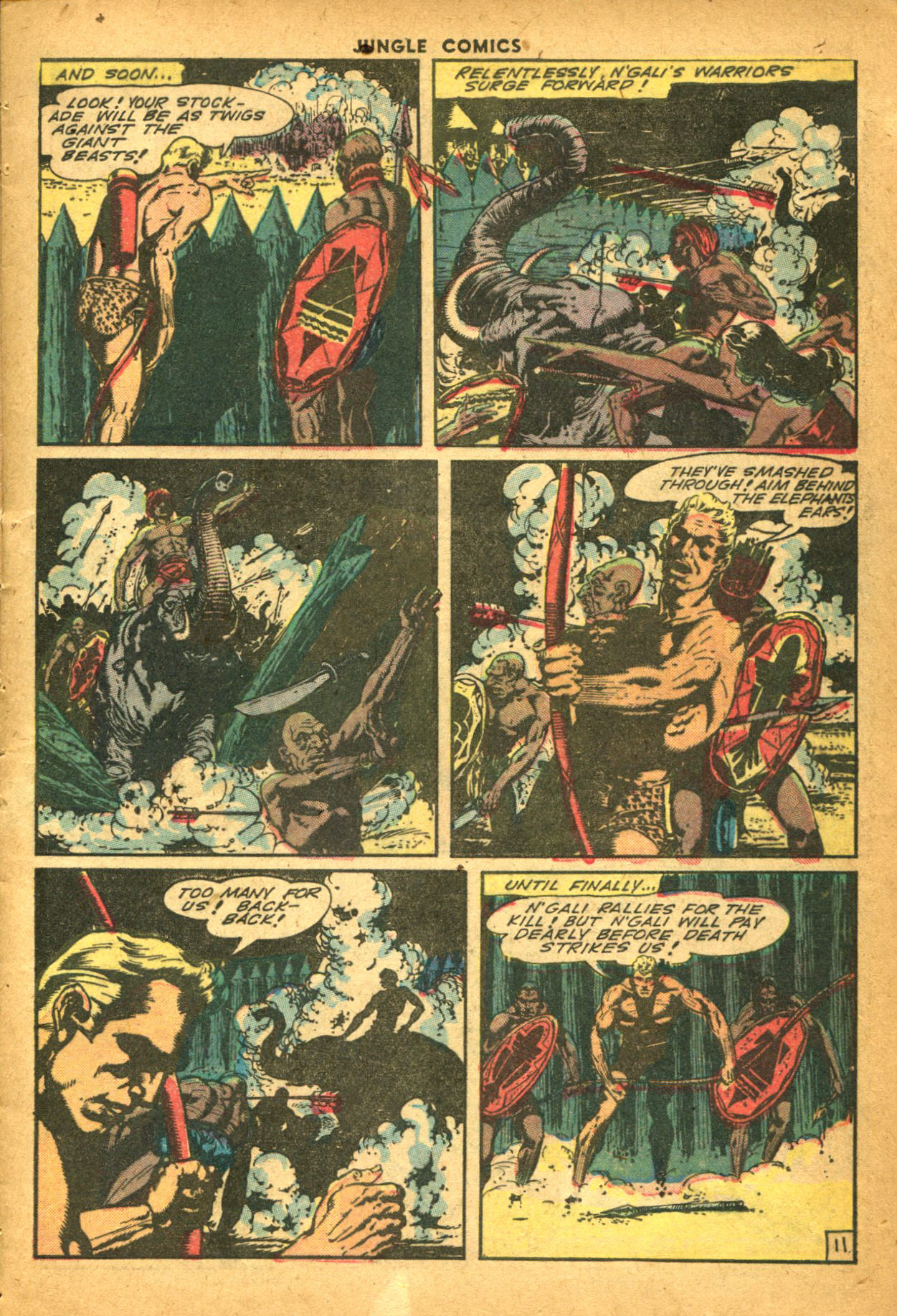Read online Jungle Comics comic -  Issue #61 - 13