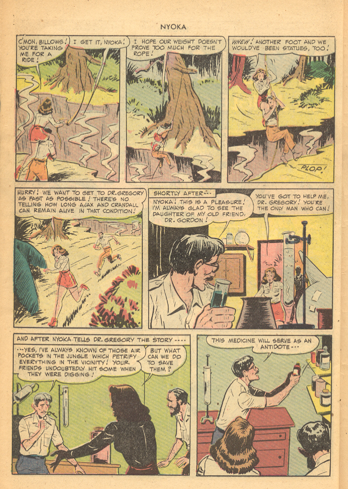 Read online Nyoka the Jungle Girl (1945) comic -  Issue #35 - 46