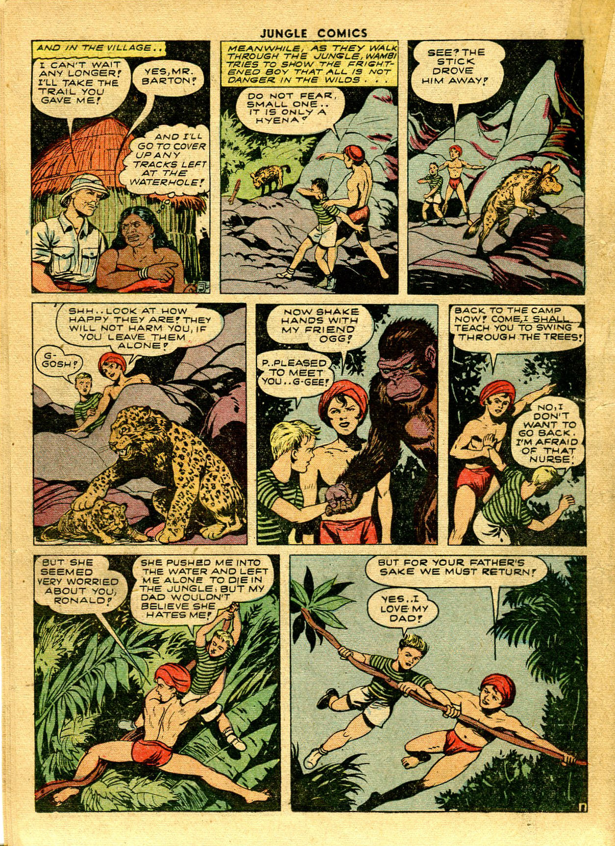 Read online Jungle Comics comic -  Issue #46 - 34