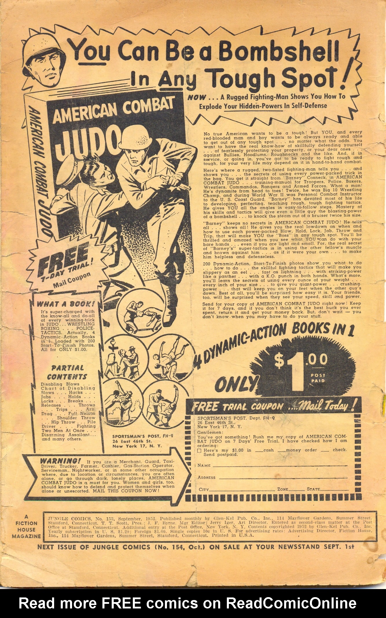 Read online Jungle Comics comic -  Issue #153 - 2