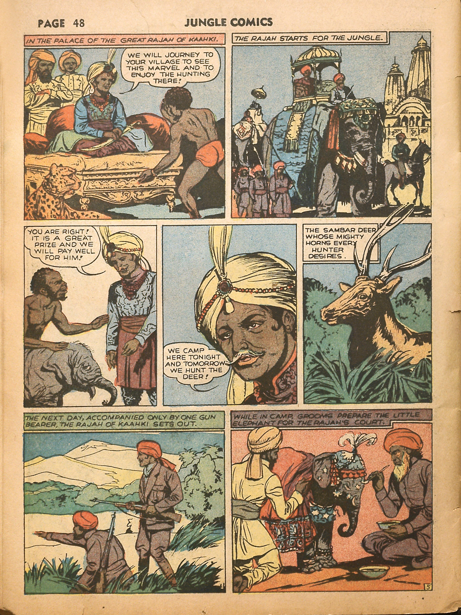 Read online Jungle Comics comic -  Issue #16 - 50