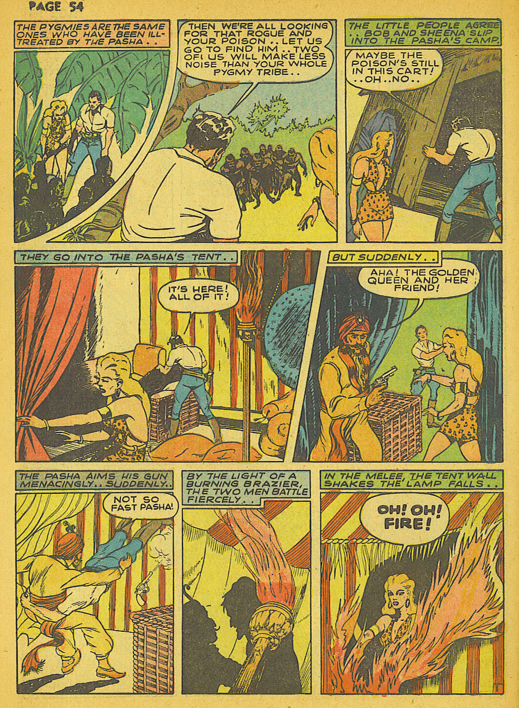 Read online Sheena, Queen of the Jungle (1942) comic -  Issue #1 - 53