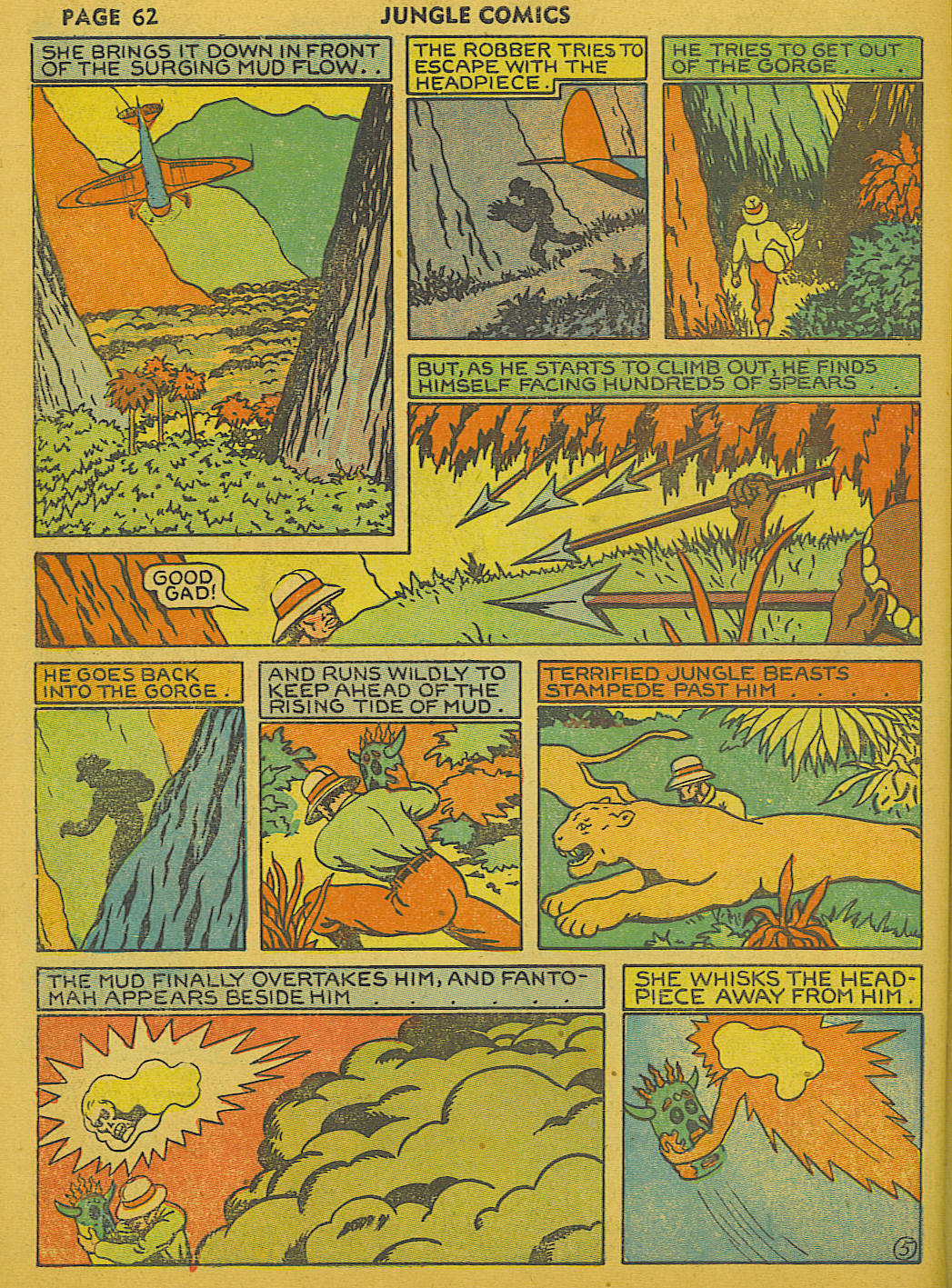 Read online Jungle Comics comic -  Issue #8 - 64