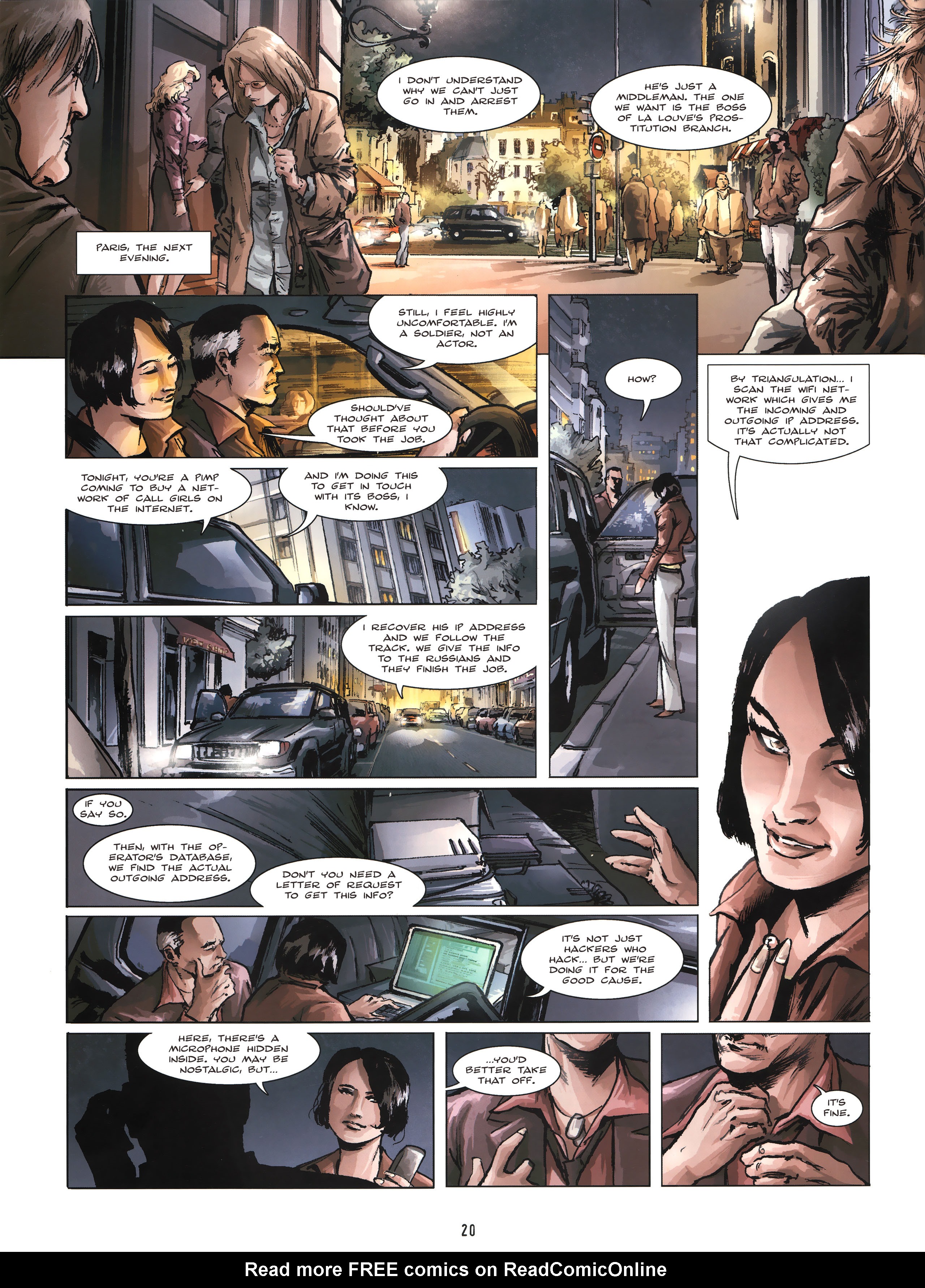 Read online Firewall comic -  Issue #1 - 21