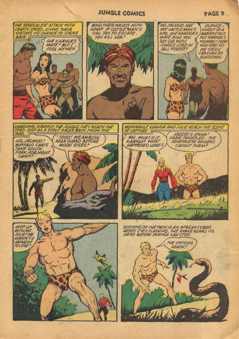 Read online Jungle Comics comic -  Issue #38 - 10