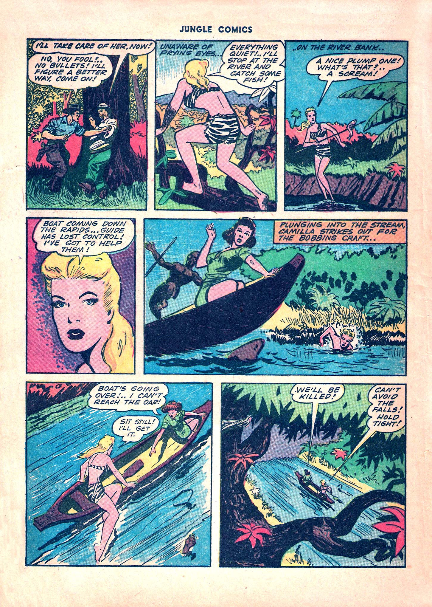 Read online Jungle Comics comic -  Issue #42 - 50