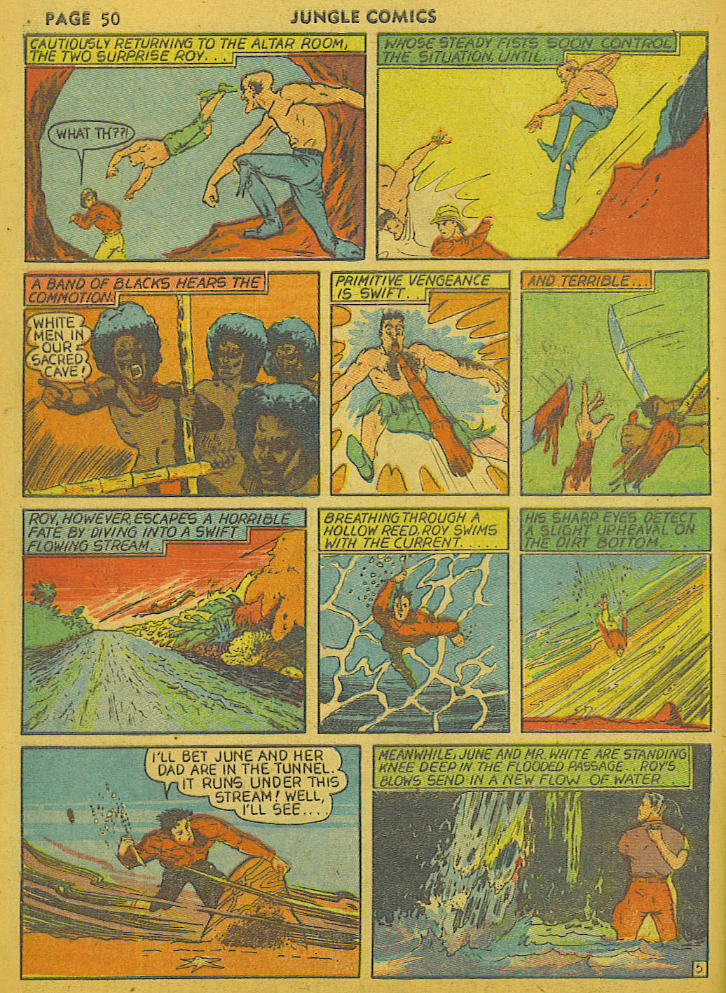 Read online Jungle Comics comic -  Issue #8 - 52