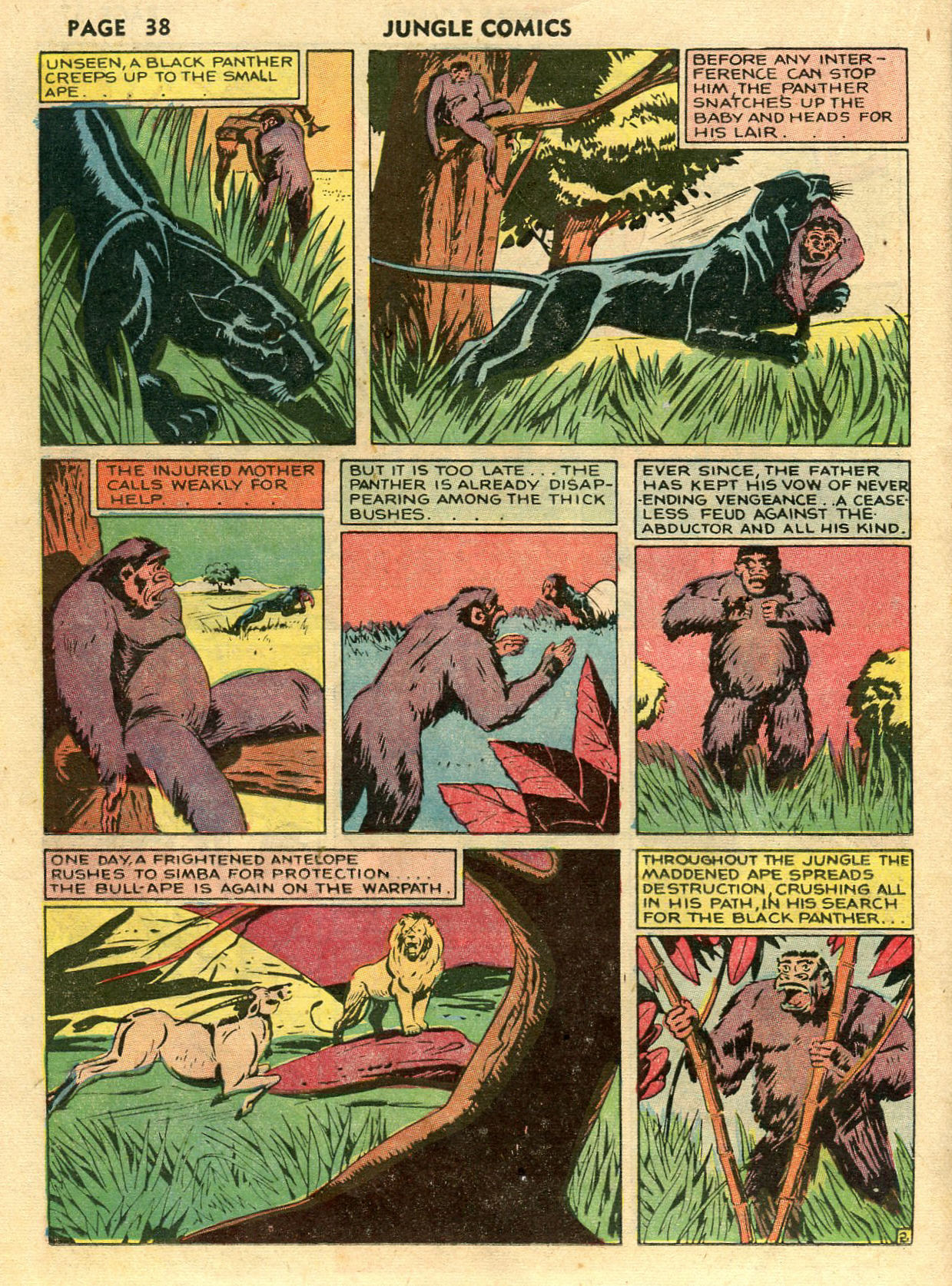 Read online Jungle Comics comic -  Issue #14 - 40